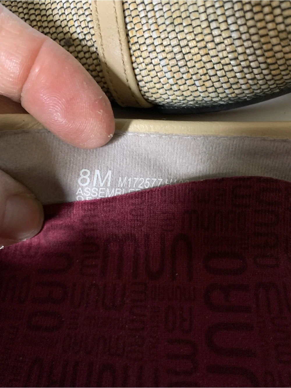 Munro Beige Woven Loafers with Gold Ring